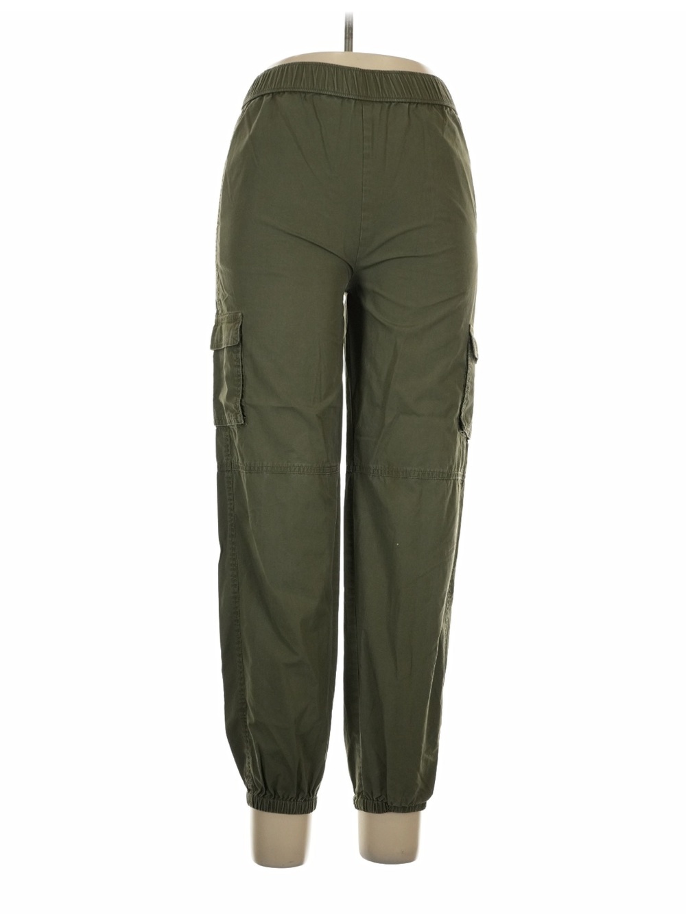 Treasure & Bond 100% Cotton Olive Cargo Jogger Pants - Girls XL